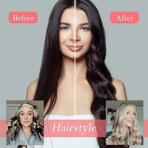 Octopus Heatless Curling Iron, No-Style Curling Tool, Sleep Curling, Gentle on Hair, Big Waves