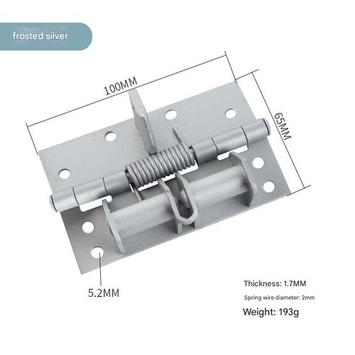 Multi-functional door closer with automatic rebound hinge, 4-inch buffer device, spring-loaded invisible hinge, and 90-degree right-angle positioning.