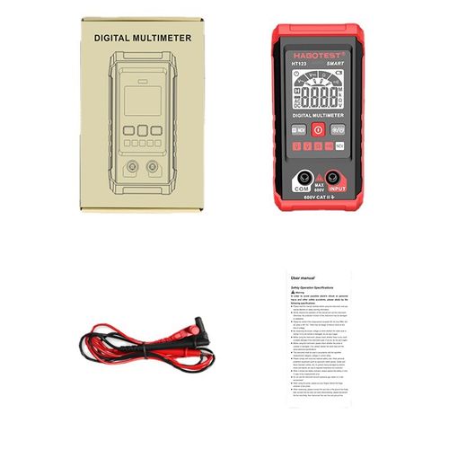 Fully Intelligent Digital Multimeter, Mini, Fully Automatic, 600V, No Gear Shifting Required