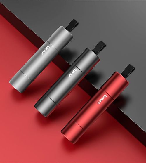 Baseus All-Metal Car Safety Hammer, a practical fire emergency escape and rescue tool, window breaker, and gift item.