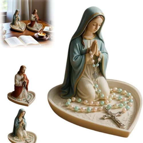 🔥 Virgin Mary Rosary Holder (includes necklace) - ⌛ Limited Handmade Series