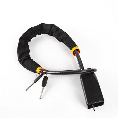 Car steering wheel lock, thickened steel cable handlebar lock, car seat belt buckle lock, universal anti-theft lock, car lock.