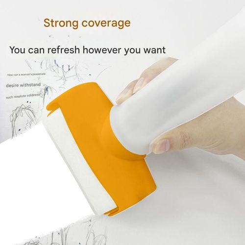 Water-based, low-odor, small roller paint for walls, white interior wall paint for stain coverage, repair, and renovation.