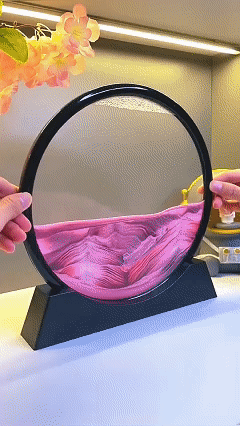 3D hourglass decorative stress-relief ornament