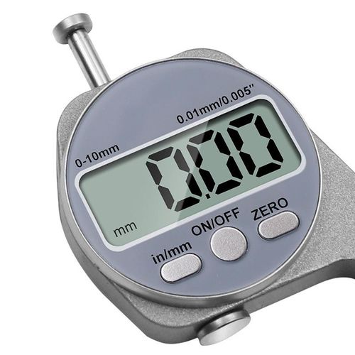 Flat-head electronic digital thickness gauge