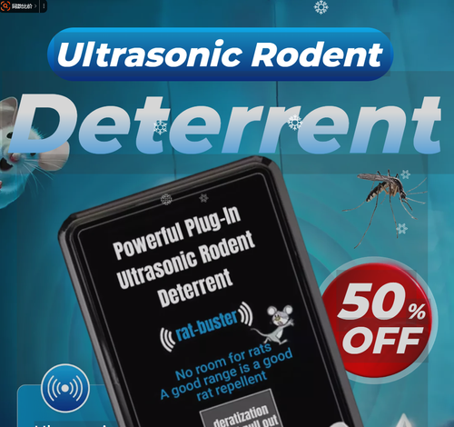 UK-standard ultrasonic rat repellent, a brand new intelligent variable-frequency rodent control device, suitable for homes and commercial premises, effectively eliminating all rats in one go.