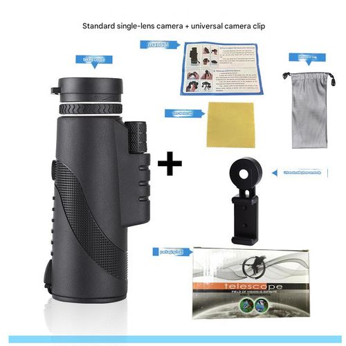 80x100 Monocular Telescope for Adults, Outdoor Use, Concerts, High Magnification, High Definition, Low Light Night Vision Telescope