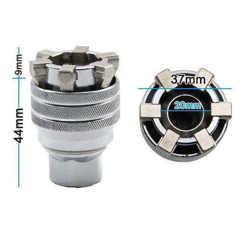 Magic Socket: Adjustable hex socket ratchet wrench, multi-functional for use with power drills for tightening screws.