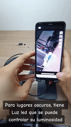 5.5mm mobile phone endoscope camera, 3-in-1, 480P, 300,000 pixels