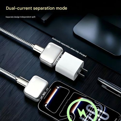 Type-C Full-Charge Disconnector — Automatic Separation & Power Cutoff — AI-Powered Full-Charge Detection — Compatible with Apple & Android Devices