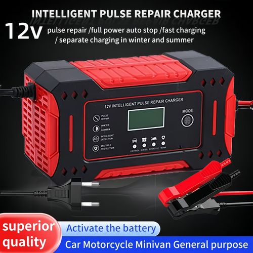 Car battery charger, motorcycle battery charger, battery charger