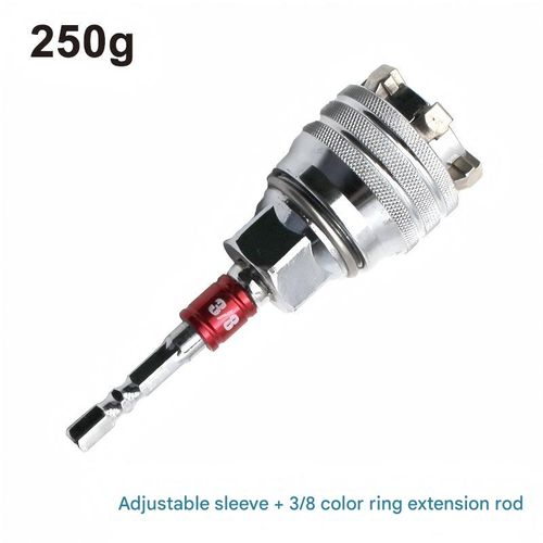 Magic Socket: Adjustable hex socket ratchet wrench, multi-functional for use with power drills for tightening screws.