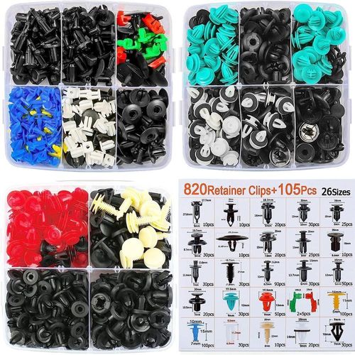 925pcs Car Retainer Clips & Fastener Remover
