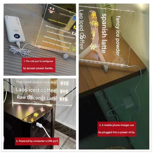 🎁Creative Rewritable Acrylic LED Message Board 🎨