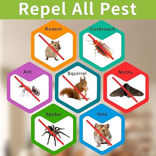 Plant-Based Essential Oil Repellent Sachets — Deters Rats, Snakes, and Various Rodents — Ideal for Camping & Gardens — Essential Oil Pellets