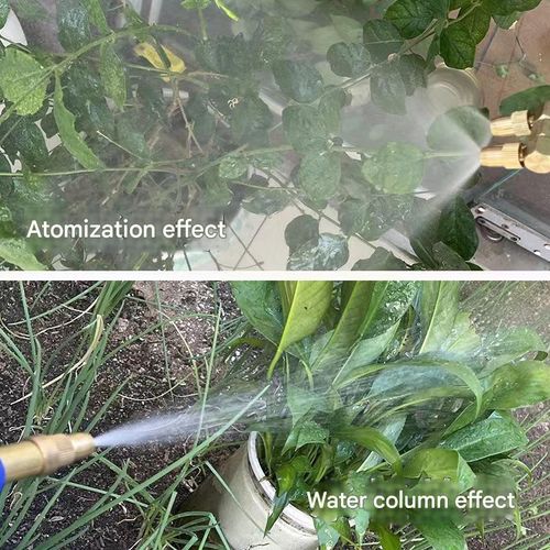 Reciprocating copper nozzle beverage bottle spray gun, cola bottle sprayer, manually adjustable small spray gun.