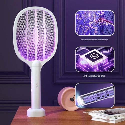 2-in-1 electric mosquito swatter