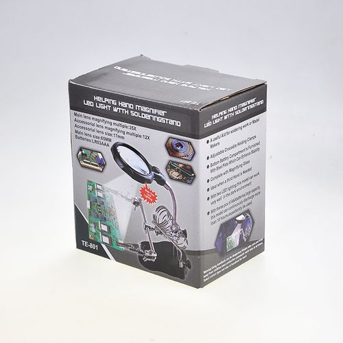🔍 Adjustable LED Magnifying Glass Soldering Station – Hands-Free Precision Made Easy! 💡