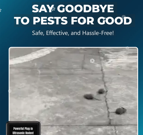 UK-standard ultrasonic rat repellent, a brand new intelligent variable-frequency rodent control device, suitable for homes and commercial premises, effectively eliminating all rats in one go.