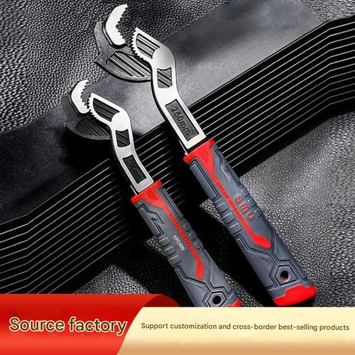 Complete tool guide: Multi-functional adjustable bathroom wrench, large diameter open-end wrench, self-locking universal wrench