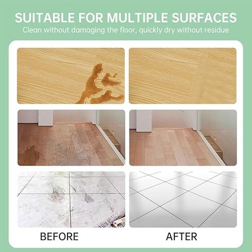 12pcs Floor Cleaning Tablets Multi Purpose Floor Cleaner Tablets, Pre-Measured Dissolvable Cleaning Solution for Mop Robot Vacuums, Multi Surface Tile Vinyl Hardwood, Fresh Lemon Scented