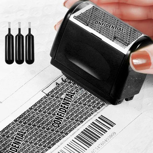 Privacy protection stamp, export-grade neutral roller-type scrambling pen, shipping label covering pen, privacy protection stamp.