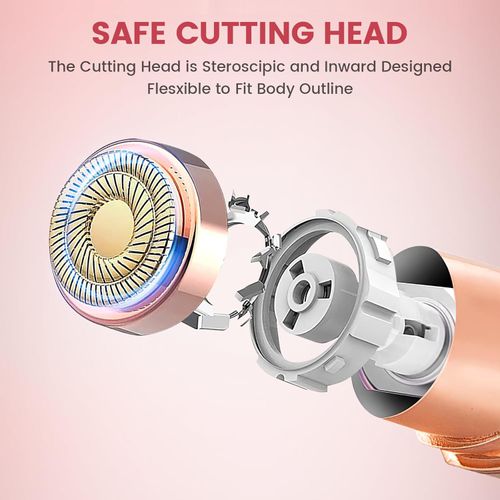 Electric Lipstick-Style Hair Remover for Women — Mini Facial Hair Removal Device, Shaver, and Electric Eyebrow Trimmer