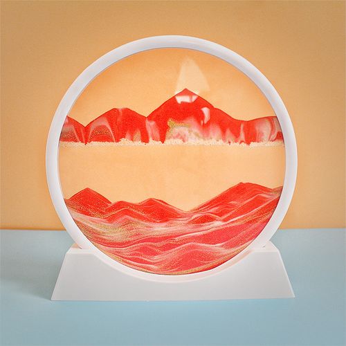 3D hourglass decorative stress-relief ornament