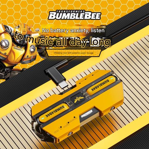 Official licensed Transformers collaboration T01 mecha-style true wireless Bluetooth earbuds with gaming-grade sound quality.