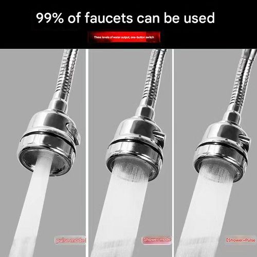 Kitchen faucet splash head kitchen shower nozzle booster extended filter tip universal universal water-saving artifact