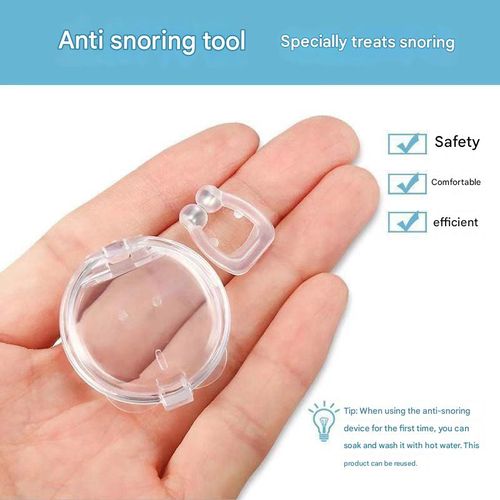 Anti-Snoring Device: A Must-Have Sleep Aid for Men and Women—Prevents Snoring, Nasal Congestion, and Insomnia (Silicone & Magnetic Design)