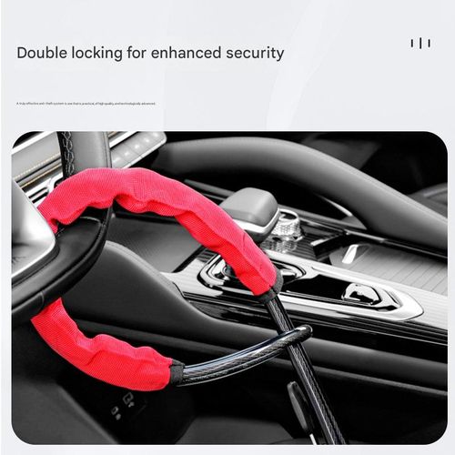 Car steering wheel anti-theft lock