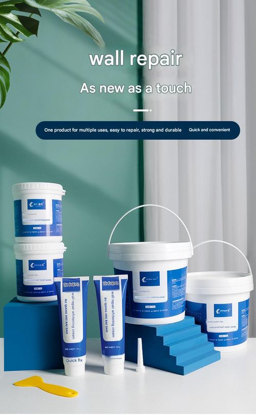 Wall Repair Paste — Odorless, Eco-friendly, White Household Putty — Waterproof Wall Surface Repair Compound