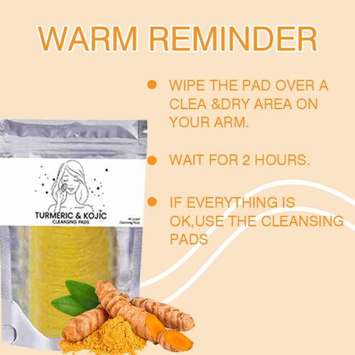 Turmeric soap with exfoliating particles and kojic acid: moisturizes and brightens the skin.