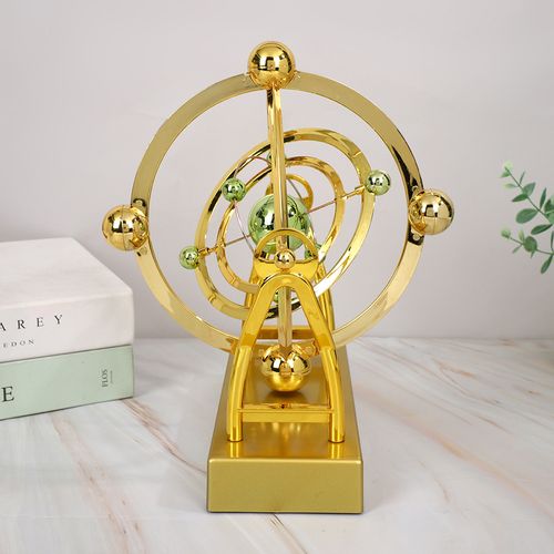 Celestial Office Desktop Ornament Perpetual Motion Machine Creative Decoration Non-stop Universe Chaos Pendulum Plastic Ornament