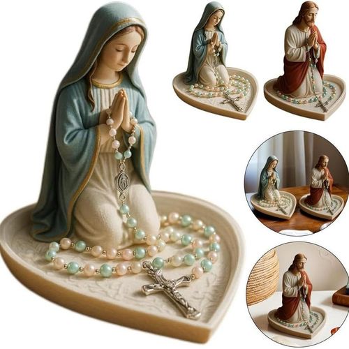 🔥 Virgin Mary Rosary Holder (includes necklace) - ⌛ Limited Handmade Series