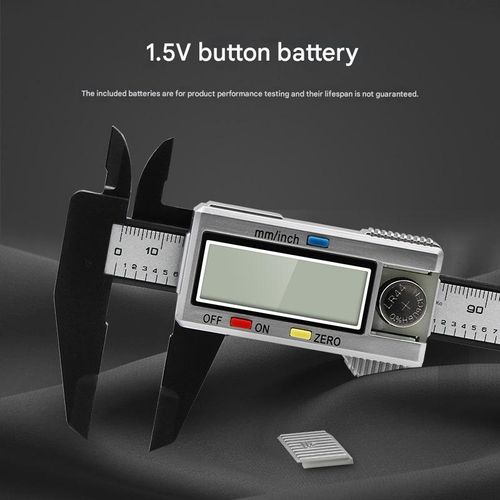 Electronic digital vernier calipers, 0-150mm high-strength plastic calipers, measuring tools for inner and outer diameters