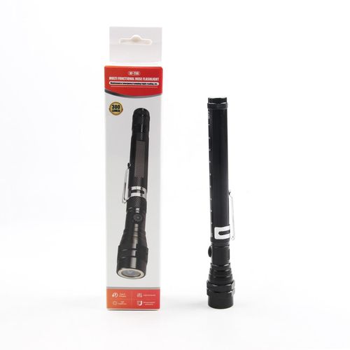 USB charging pickup, strong magnetic magnet for stretching steel pipes and metal hoses, flexible LED multi-functional flashlight