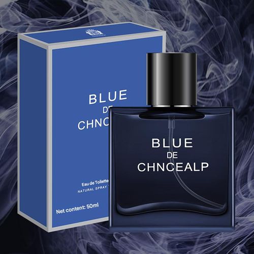 Blue Men's Perfume | Eau de Parfum for Man with Long-Lasting Ocean Scent | Versatile Day & Night Fragrance for Dates, Workplace & Daily Use (50ml)