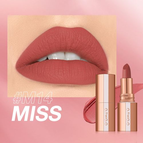 O.TWO.O Mist Kiss Color-Locking Matte Lipstick SC064 Light mist long-lasting matte velvet lipstick