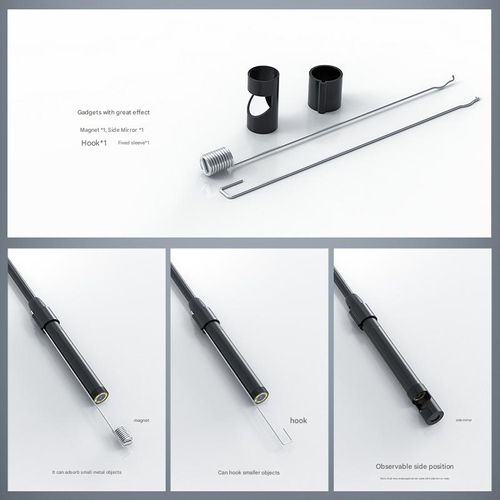 5.5mm mobile phone endoscope camera, 3-in-1, 480P, 300,000 pixels