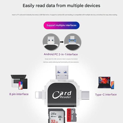 All-in-one card reader