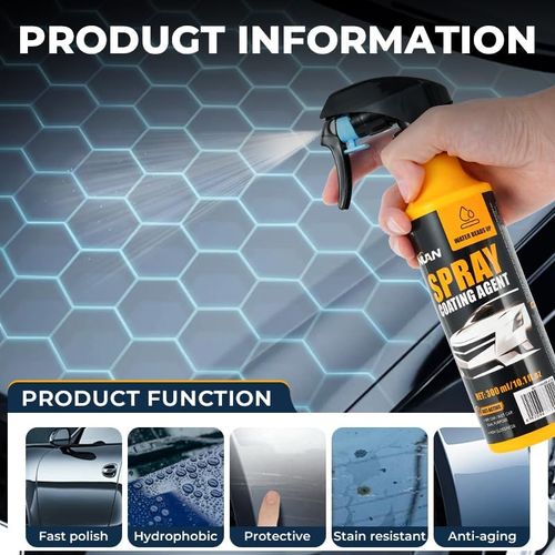 300ml Car Cleaning and Maintenance Spray for Car Coating, Glass Refurbishment, Coating, and Crystal Coating