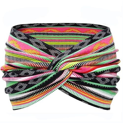 New Extra-Wide Women's Headband — Elastic, Crisscross Hair Accessory for Yoga, Running, and Sports