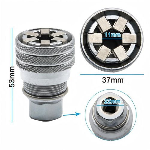 Magic Socket: Adjustable hex socket ratchet wrench, multi-functional for use with power drills for tightening screws.