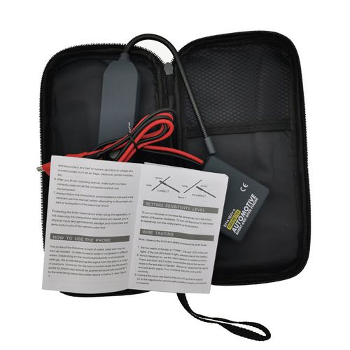 Wire finding instrument, short circuit tester, automotive fault diagnostic instrument