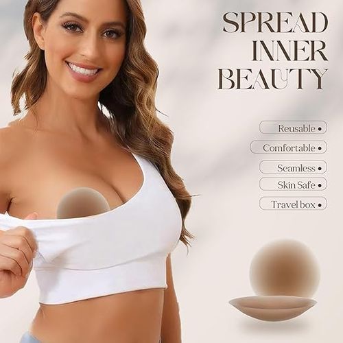 Hand-Shaped Push-Up Adhesive Nipple Covers (Extra Thick)