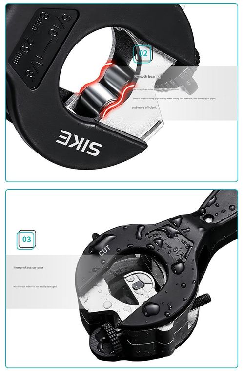 Non-slip, Retractable, Quick-Cutting Ratchet Tube Cutter