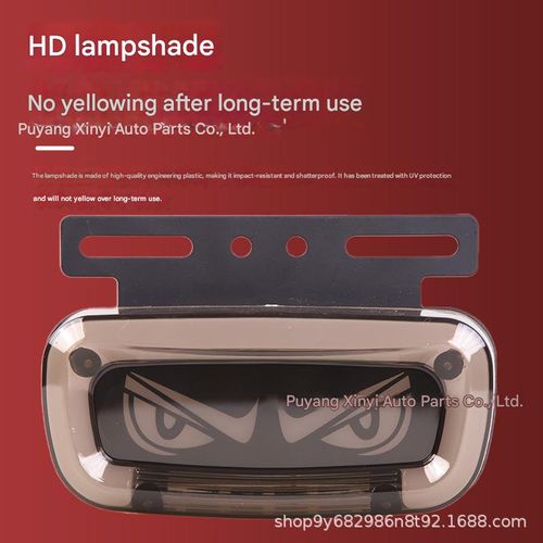 24V Truck Black Shark Demon Eye Waist Lights, High Brightness Light Guide Side Lights, Waterproof LED Ultra-Bright Ground Lighting Side Lights for Trucks