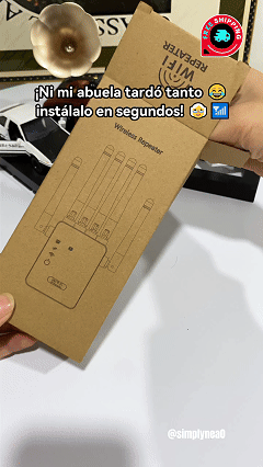 WIFI signal booster, four-antenna home wall-penetrating wireless network extender amplifier, 300M repeater